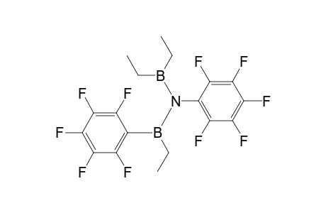 Boranamine, N-(diethylboryl)-1-ethyl-N,1-bis(pentafluorophenyl)-