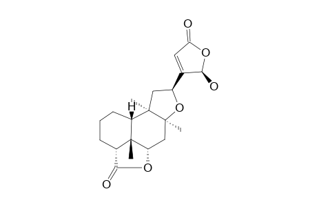 8-BETA,12-EPOXY-16-BETA-HYDROXY-TRANS-CLERODA-13-EN-16,15:18-ALPHA,6-ALPHA-DIOLIDE