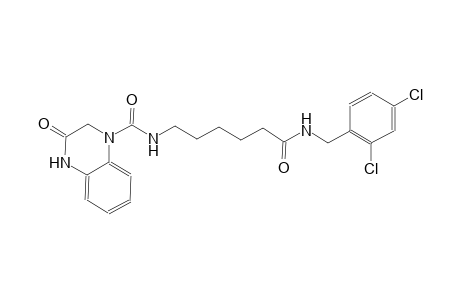 1(2H)-quinoxalinecarboxamide, N-[6-[[(2,4-dichlorophenyl)methyl]amino]-6-oxohexyl]-3,4-dihydro-3-oxo-