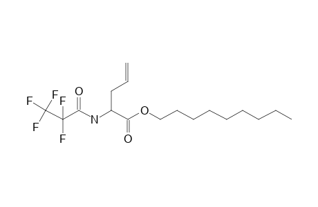 D-Allylglycine, N-pentafluoropropionyl-, nonyl ester