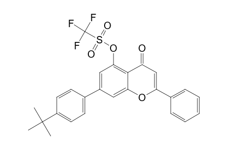 7-[4-(tert-Butyl)phenyl]-4-oxo-2-phenyl-4H-chromen-5-yl Trifluoromethanesulfonate