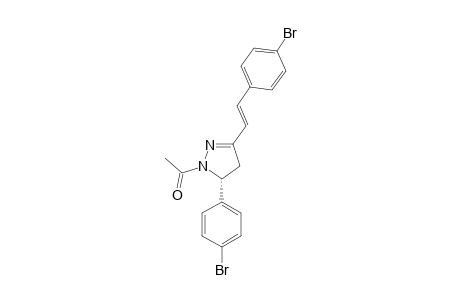 1-ACETYL-5-(4'-BrOMOPHENYL)-3-(4'-BrOMOSTYRYL)-2-PYRAZOLINE