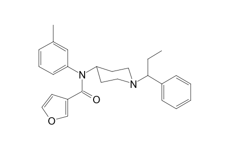 N-3-Methylphenyl-N-[1-(1-phenylpropyl)piperidin-4-yl]furan-3-carboxamide