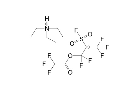 2-FLUOROSULPHONYL-1,1,3,3,3-PENTAFLUOROPROPYL TRIFLUOROACETATE,TRIETHYLAMMONIUM SALT