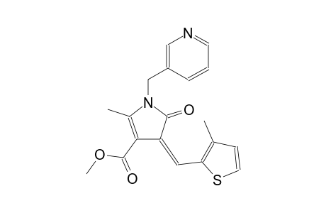 1H-pyrrole-3-carboxylic acid, 4,5-dihydro-2-methyl-4-[(3-methyl-2-thienyl)methylene]-5-oxo-1-(3-pyridinylmethyl)-, methyl ester, (4Z)-