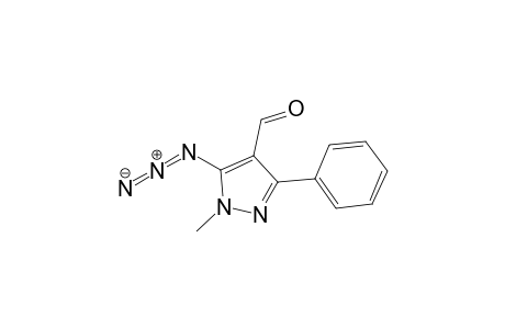 5-Azido-1-methyl-3-phenylpyrazole-4-carbaldehyde