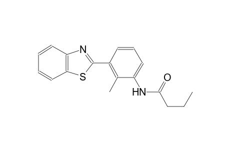 butanamide, N-[3-(2-benzothiazolyl)-2-methylphenyl]-