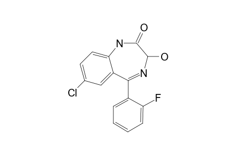 2H-1,4-Benzodiazepin-2-one, 7-chloro-5-(2-fluorophenyl)-1,3-dihydro-3-hydroxy-
