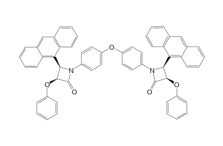 1,1'-[4,4'-OXY-BIS-(4,1-PHENYLENE)]-BIS-[4-(ANTHRACEN-9-YL)-3-PHENOXY-AZETIDIN-2-ONE]