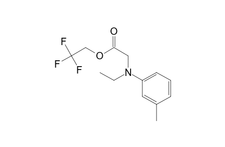 Glycine, N-ethyl-N-(3-methylphenyl)-, 2,2,2-trifluoroethyl ester