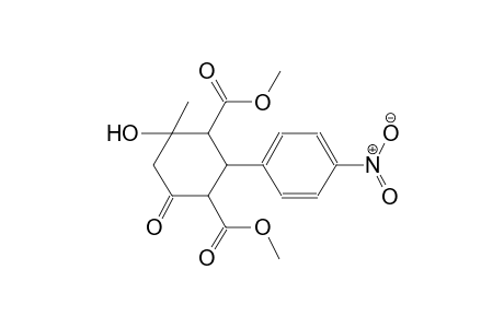 1,3-cyclohexanedicarboxylic acid, 4-hydroxy-4-methyl-2-(4-nitrophenyl)-6-oxo-, dimethyl ester
