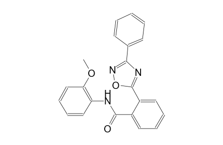N-(2-methoxyphenyl)-2-(3-phenyl-1,2,4-oxadiazol-5-yl)benzamide