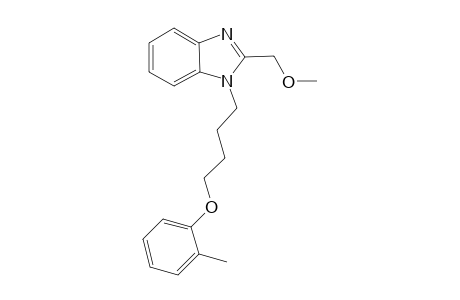 1H-1,3-Benzimidazole, 2-(methoxymethyl)-1-[4-(2-methylphenoxy)butyl]-