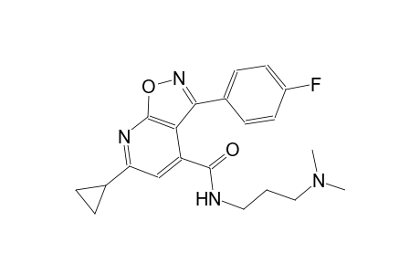 isoxazolo[5,4-b]pyridine-4-carboxamide, 6-cyclopropyl-N-[3-(dimethylamino)propyl]-3-(4-fluorophenyl)-