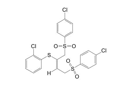 (E)-1,4-bis[(p-chlorophenyl)sulfonyl]-2-[(o-chlorophenyl)thio]-2-butene