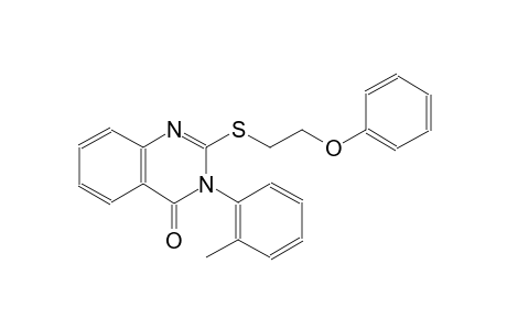 3-(2-methylphenyl)-2-[(2-phenoxyethyl)sulfanyl]-4(3H)-quinazolinone