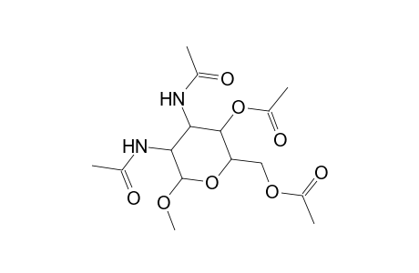 Methyl 4,6-di-O-acetyl-2,3-bis(acetylamino)-2,3-dideoxyhexopyranoside