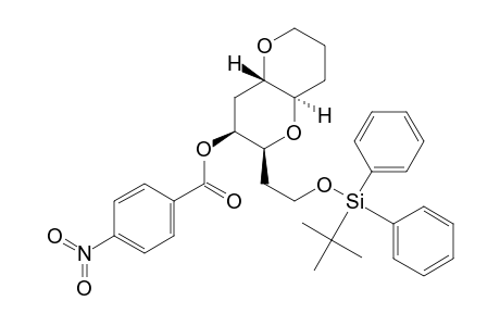 (2S,3S,4aS,8aR)-2-[2-(tert-Butyldiphenylsiloxy)ethyl]octahydropyrano[3,2-b]pyran-3-yl 4-Nitrobenzoate
