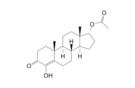 17.alpha.-acetoxy-4-hydroxyandrost-4-en-3-one