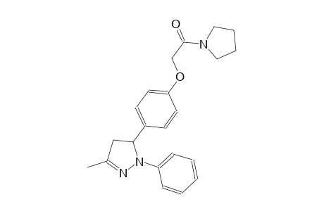 1H-pyrazole, 4,5-dihydro-3-methyl-5-[4-[2-oxo-2-(1-pyrrolidinyl)ethoxy]phenyl]-1-phenyl-