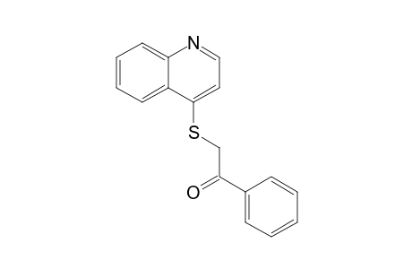 4-(Benzoylmethylthio)quinoline