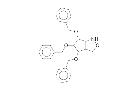 Perhydrocyclopenta[c]isoxazole, 4,5,6-tri(benzyloxy)