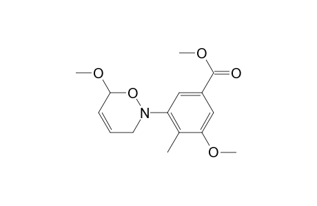 3,6-Dihydro-2H-6-methoxy-N-(3-carbomethoxy-5-methoxy-6-methylphenyl)-1,2-oxazine