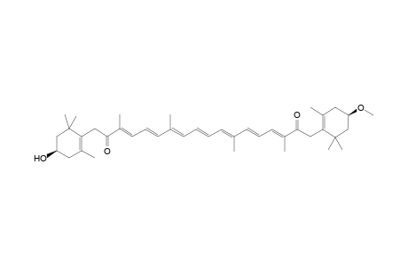 3-Hydroxy-3'-methoxy-7,7',8,8'-tetrahydro-.beta.,.beta.-carotene