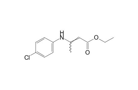 3-(P-Chloro-anilino)-crotonic acid, ethyl ester