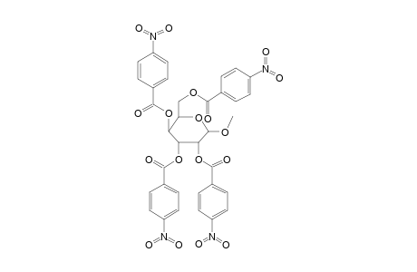 Methyl tetra-p-nitrobenzate-.beta.-o-galactopyranoside