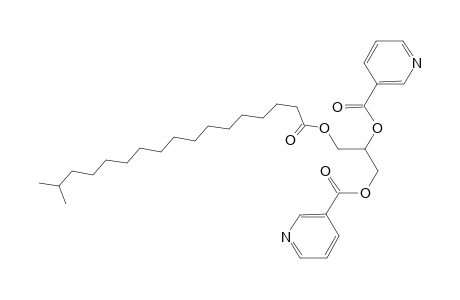 1-mono(16-methylheptadecanoyl)-rac-glycerol bis(nicotinoyl) derivative