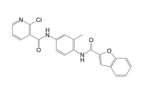 N-{4-[(1-benzofuran-2-ylcarbonyl)amino]-3-methylphenyl}-2-chloronicotinamide