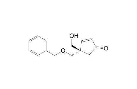 (4S)-4-Benzyloxymethyl-4-hydroxymethyl-4-methylcyclopent-2-en-1-one