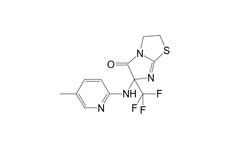 6-[(5-methyl-2-pyridinyl)amino]-6-(trifluoromethyl)-2,3-dihydroimidazo[2,1-b]thiazol-5-one