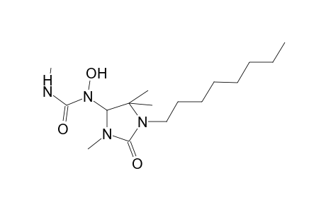 N-hydroxy-N'-methyl-N-(3,5,5-trimethyl-1-octyl-2-oxo-4-imidazolidinyl)urea