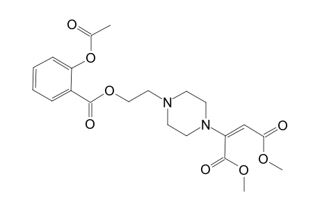 1-[2-(2-Acetoxybenzoyloxyl)eth-1-yl]-4-[(E)-1,2-(dimethoxycarbonyl)ethen-1-yl]piperazine