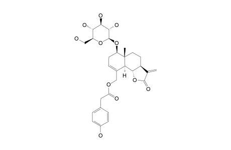 1-BETA-O-BETA-D-GLUCOPYRANOSYL-15-O-(PARA-HYDROXYPHENYLACETATE)-5-ALPHA,6-BETA-H-EUDESMA-3,11(13)-DIEN-12,6-ALPHA-OLIDE