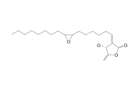 (3R,2E)-3-HYDROXY-4-METHYLENE-2-(7,8-EPOXY-HEXADECYLIDENE)-BUTANOLIDE