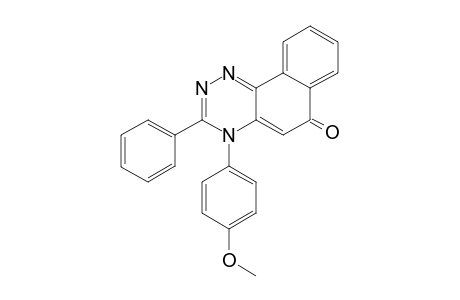 4-(4-Methoxyphenyl)-3-phenyl-naphtho[2,1-e]-1,2,4-triazin-6(4H)-one