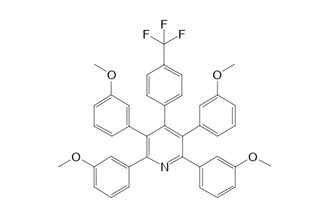 2,3,5,6-Tetrakis(3-methoxyphenyl)-4-[4-(trifluoromethyl)-phenyl]pyridine