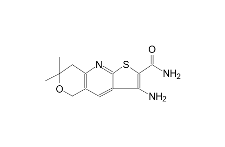 5H-pyrano[4,3-b]thieno[3,2-e]pyridine-2-carboxamide, 3-amino-7,8-dihydro-7,7-dimethyl-