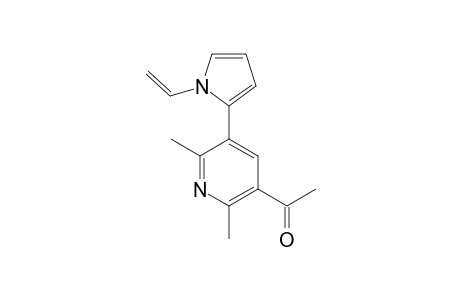 3-ACETYL-2,6-DIMETHYL-5-[2-(1-VINYLPYRROL-2-YL)]-PYRIDINE
