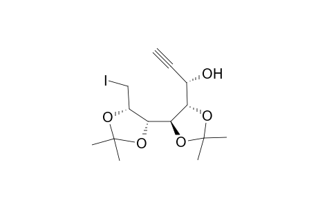 anti-1,2,8-Trideoxy-8-iodo-4,5:6,7-bis-O-(1-methylethylidene)-D-glycero-D-gulo-oct-1-ynitol