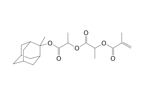 2-(1-methyl-2-(2-methyl-2-adamantyloxy)-2-oxoethoxy)-1-methyl-2-oxoethyl methacrylate