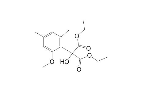 Propanedioic acid, hydroxy(2-methoxy-4,6-dimethylphenyl)-, diethyl ester