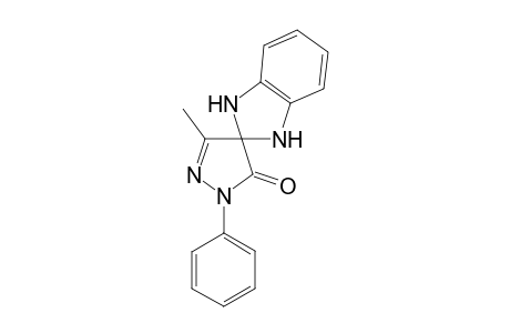 1,3-Dihydro-3'-methyl-1'-phenylspiro[2H-benzo[b]imidazole-2,4'-pyrazole]-5'(1'H)-one