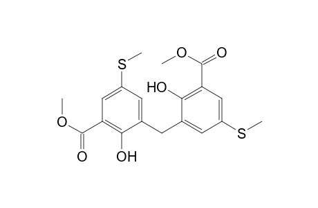 bis[2-Hydroxy-3-(methoxycarbonyl)-5-(methylthio)phenyl]methane