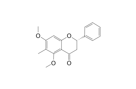 5,7-DIMETHOXY-6-METHYLFLAVANONE