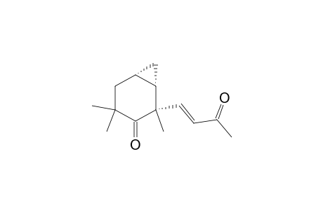 Bicyclo[4.1.0]heptan-3-one, 2,4,4-trimethyl-2-(3-oxo-1-butenyl)-, [1.alpha.,2.alpha.(E),6.alpha.]-(.+-.)-