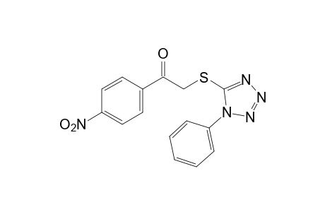 5-[(p-nitrophenacyl)thio]-1-phenyl-1H-tetrazole